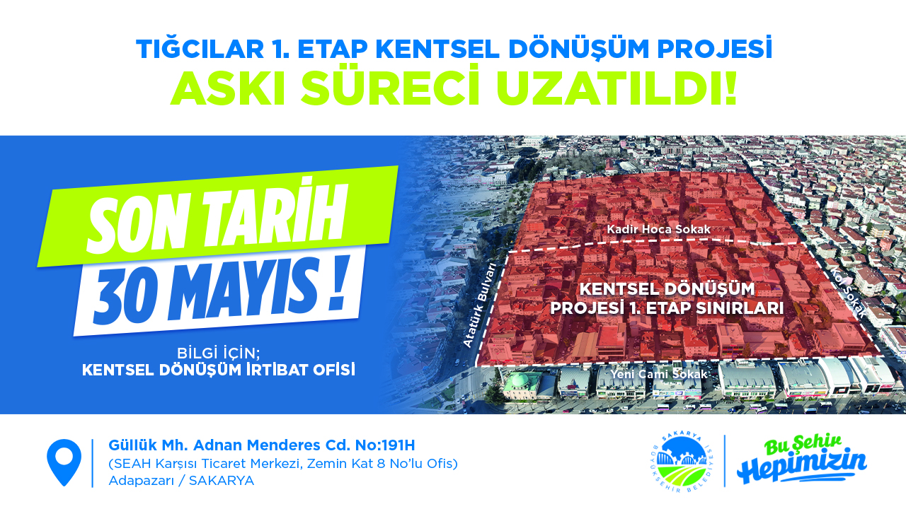 Kentsel Dönüşüm 1. Etap Banner Copy