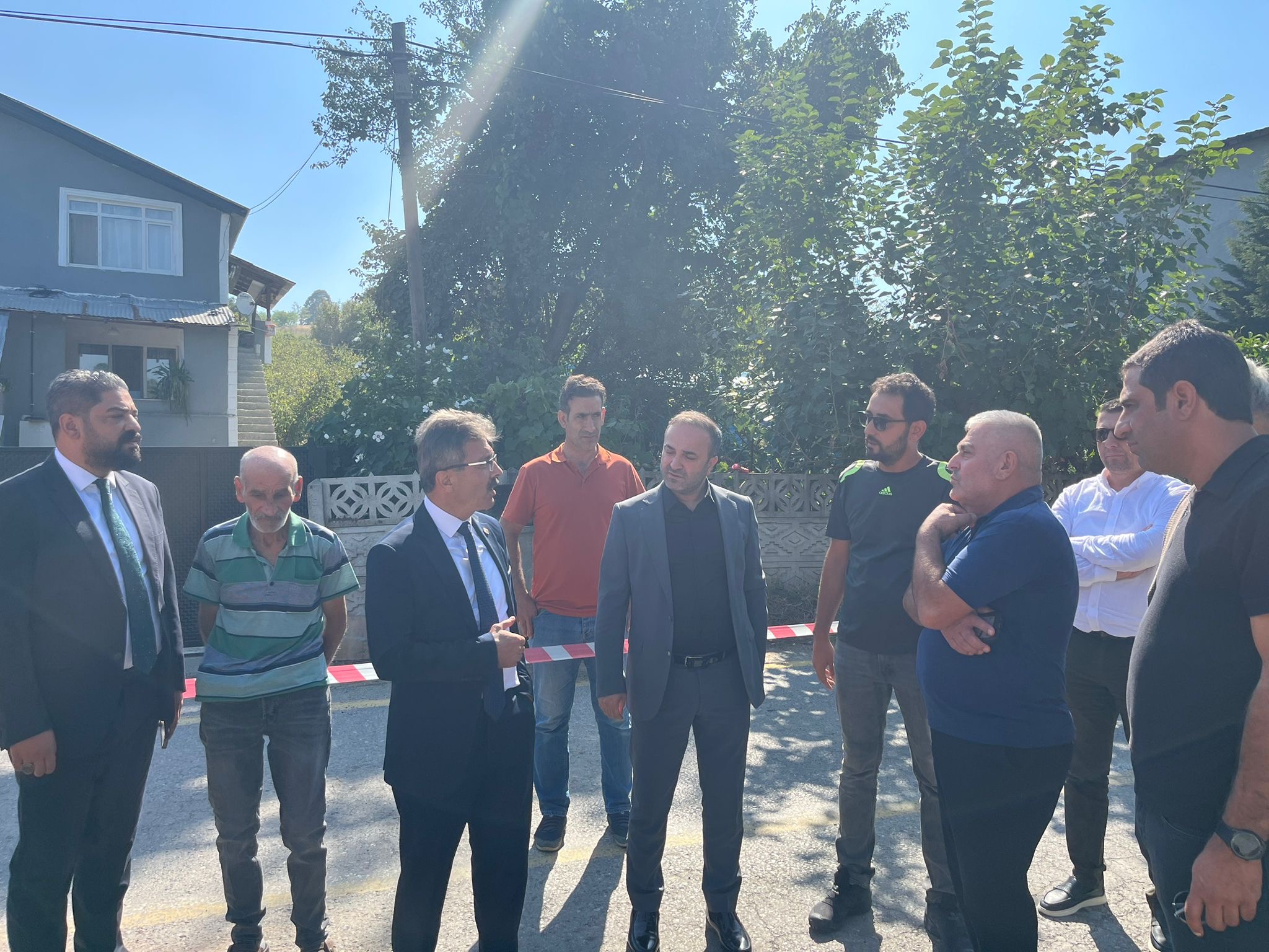 Başkan Şenol Di̇nç Deği̇rmendere’de Doğalgaz Çalişmalarini İnceledi̇ (2)
