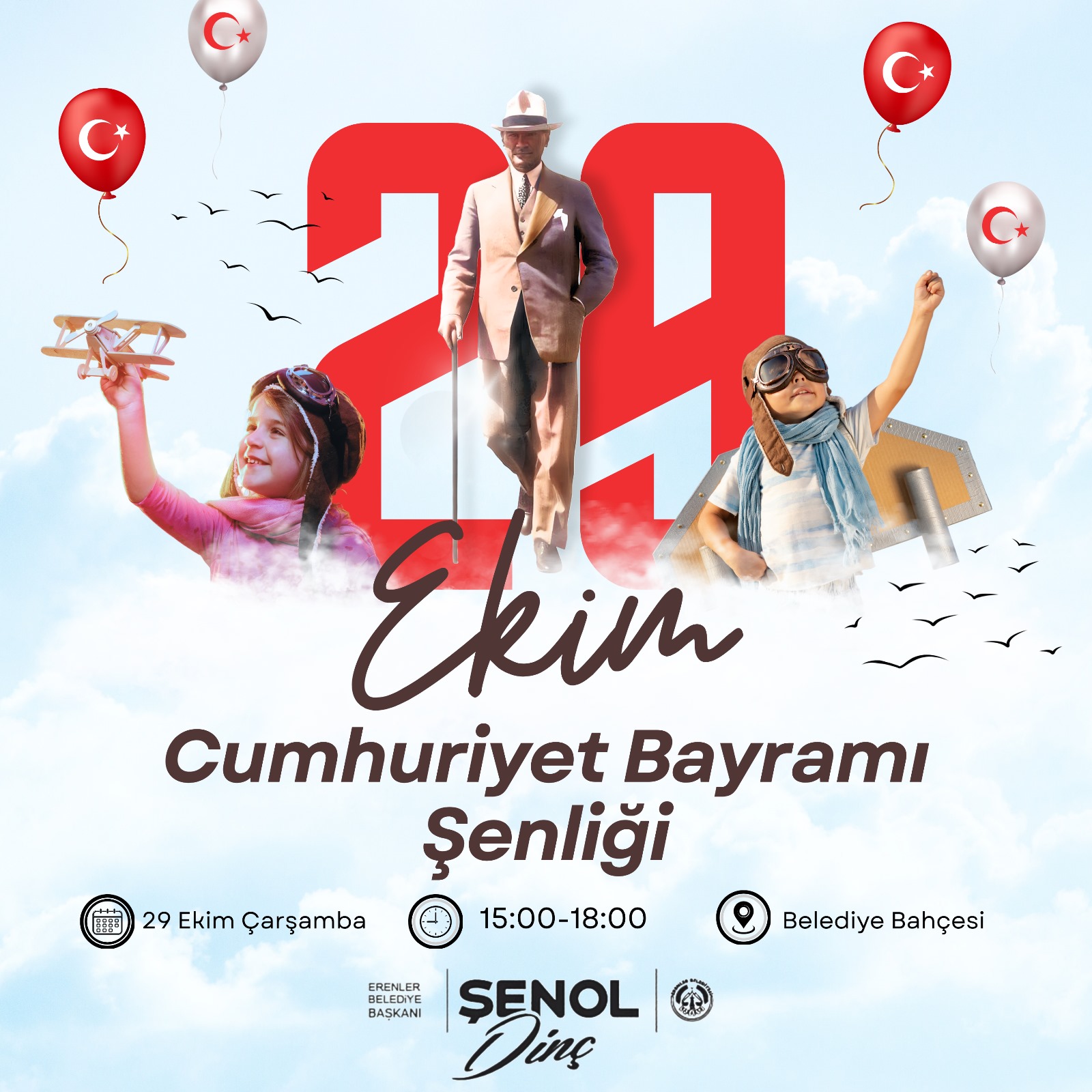 Erenler’de 29 Eki̇m Cumhuri̇yet Bayrami Coşkuyla Kutlanacak