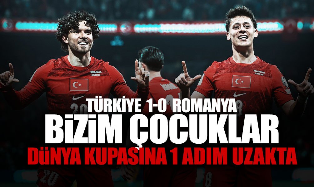 Bizim Çocuklar Dünya Kupasına 1 Adım Uzakta