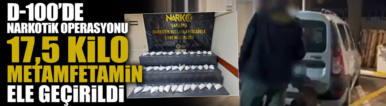 Sakarya'da Narkotik Operasyonu!