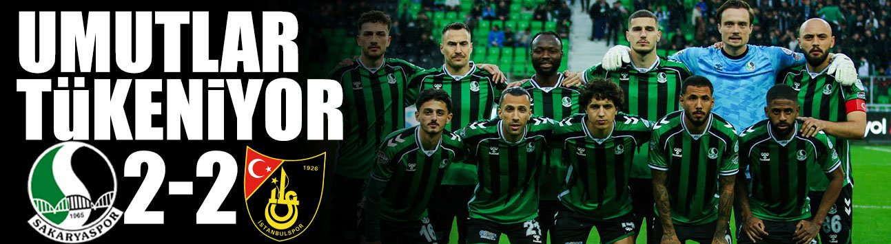 Sakaryaspor'da Umutlar Tükeniyor.!