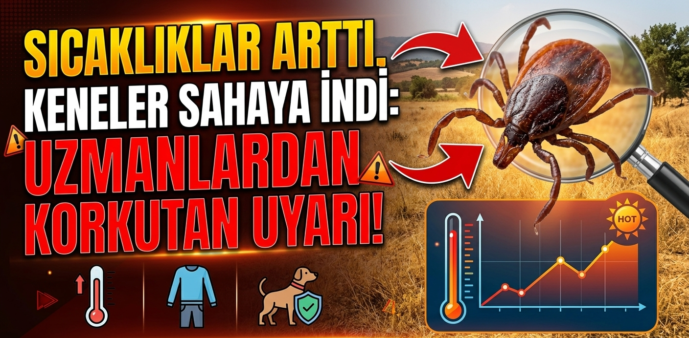 Sıcaklıklar Arttı, Kene Tehdidi Başladı!