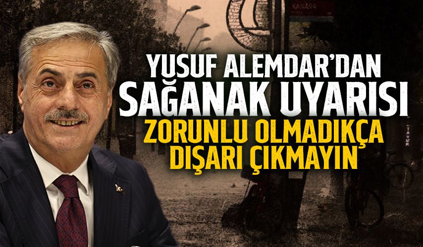 Yusuf Alemdar’dan Sakaryalılara Sağanak Uyarısı