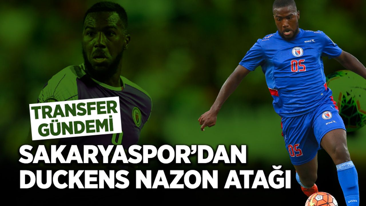 Sakaryaspor’dan Duckens Nazon Atağı