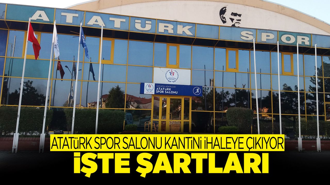 Atatürk Spor Salonu Kantini İhaleye Çıkıyor