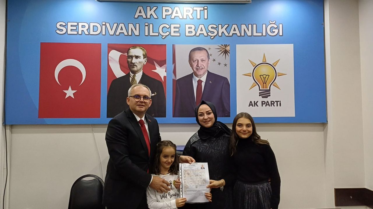AK Partili Şehit, Aday Adaylık Başvurusunu Gerçekleştirdi