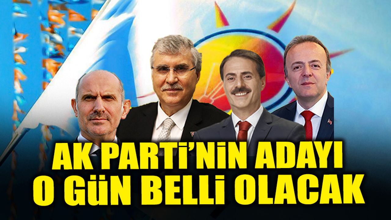 AK Parti'nin Adayı Perşembe Günü Belli Olacak!