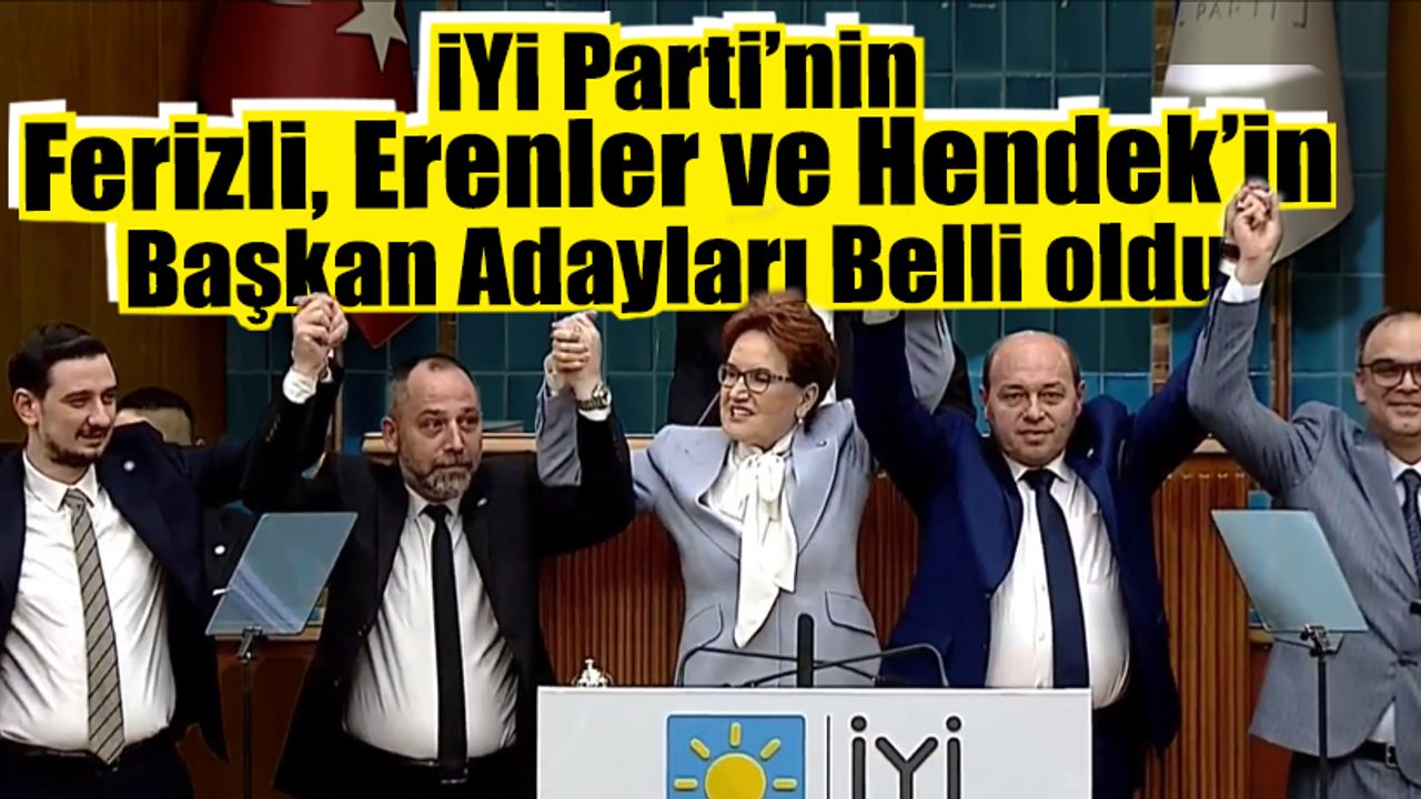 İYİ Parti'nin Erenler, Hendek ve Ferizli Belediye Başkan Adayları Belli Oldu!