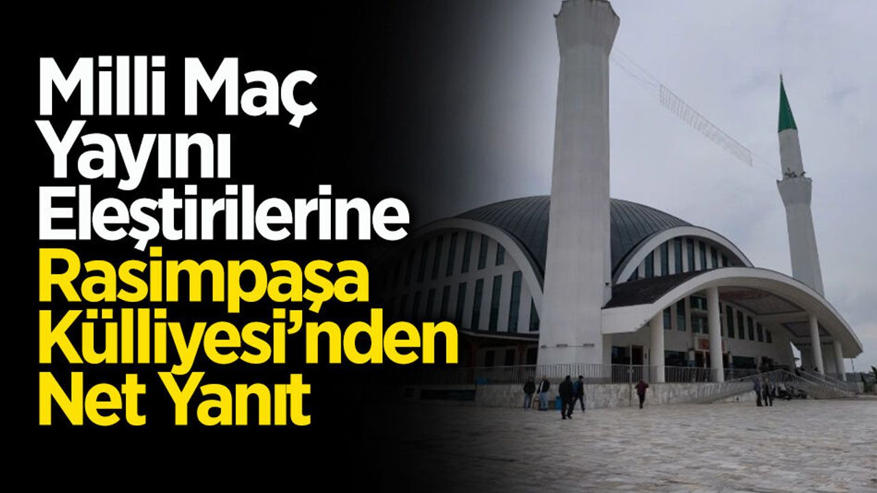 Rasimpaşa Camii Külliyesi’ndeki Programa Yönelik Eleştiriler