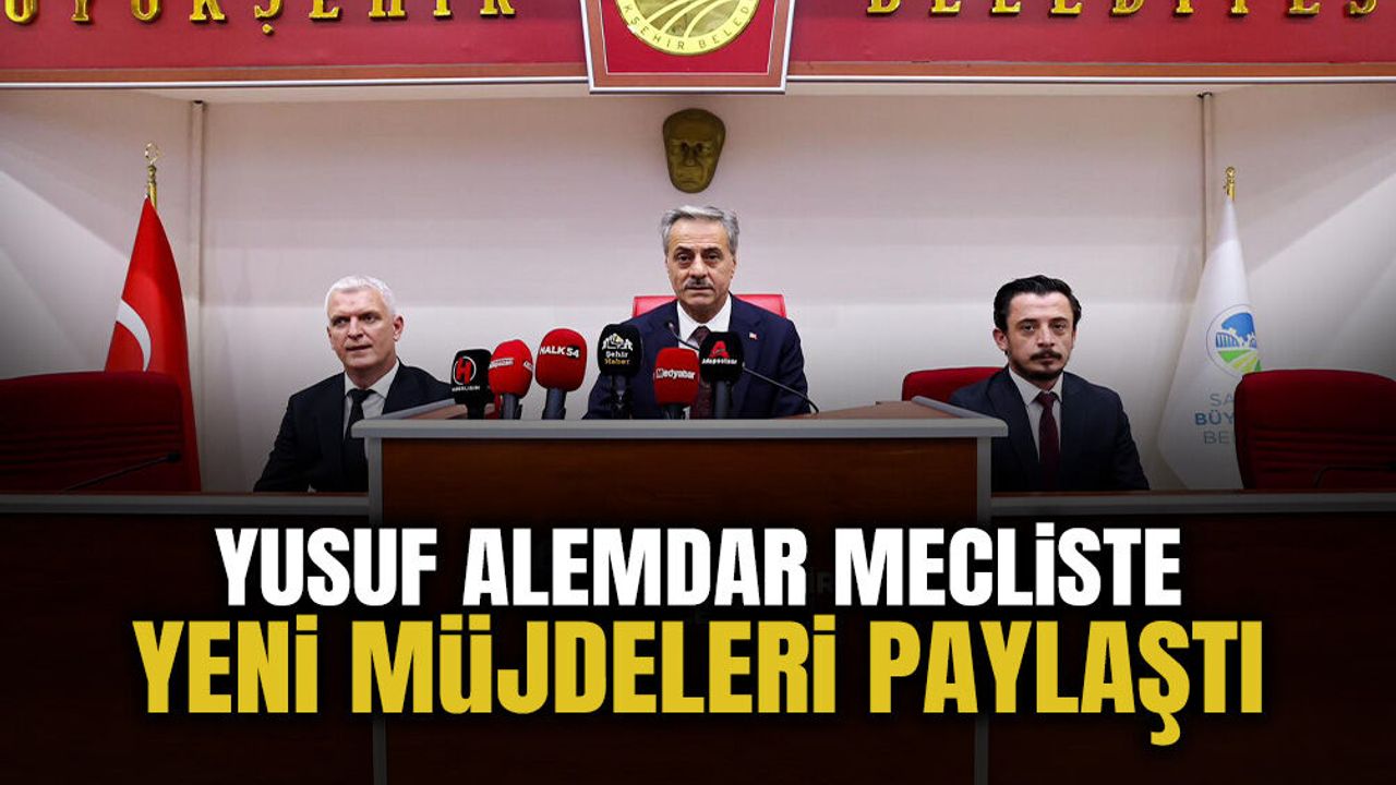 Yusuf Alemdar Mecliste Yeni Müjdeleri Paylaştı