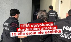 13 kilo 50 gram eroin ele geçirildi