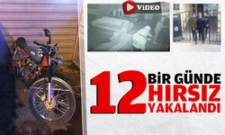 Bir günde 12 hırsız yakalandı