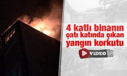 Şömineden sıçrayan kıvılcım yangına sebep oldu