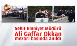 Şehit Ali Gaffar Okkan mezarı başında anıldı