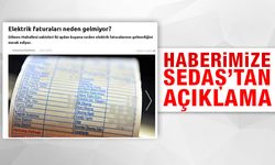 SEDAŞ'tan açıklama