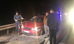 Yolun karşısına geçerken canından oldu