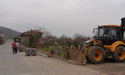 Hendek'te yaya yolu ve aydınlatma çalışması