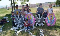 Çocuklar kadar büyüklerde eğlendi