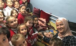 Tek parmakla kitap yazan Rukiye'ye okullardan destek ziyareti