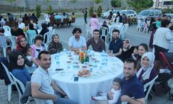 Hastane personeli birlikte iftar yaptı