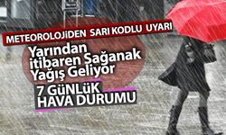 Meteorolojiden Sağanak Yağış Uyarısı