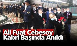 Ali Fuat Cebesoy kabri başında anıldı