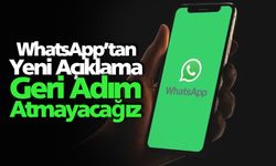 WhatsApp'tan yeni açıklama