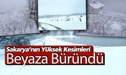 Sakarya’nın Yüksek Kesimleri Beyazlara Büründü