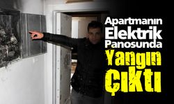 Apartmanın Elektrik Panosunda Yangın Çıktı