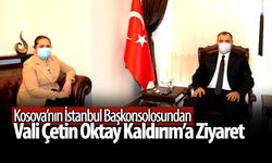 Kosova’nın İstanbul Başkonsolosundan Vali Çetin Oktay Kaldırım’a Ziyaret