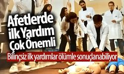 Afetlerde İlk Yardım Çok Önemli