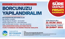 Yapılandırma başvuruları sona eriyor