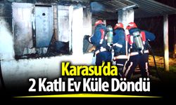 2 Katlı Ev Küle Döndü