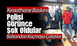 Polisi Görünce Balkondan Kaçmaya Çalıştılar
