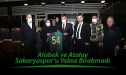 Atabek ve Atalay Sakaryaspor’u Yalnız Bırakmadı