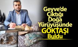 Çıktığı Doğa Yürüyüşünde Göktaşı Buldu