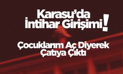 Karasu'da İntihar Girişimi