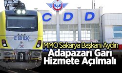 Adapazarı Garı Hizmete Açılmalı