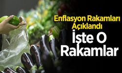 Enflasyon rakamları açıklandı