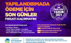 Yapılandırılan ödemeler için son gün 1 Kasım