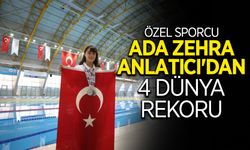 Ada Zehra Anlatıcı'dan 4 dünya rekoru