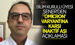 Omicron varyantına karşı inaktif aşı açıklaması