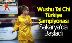 Wushu Tai Chi Türkiye Şampiyonası Sakarya'da Başladı