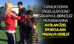 Sakarya İl Birinciliği Müsabakasına Katılan Özel Sporculara Madalya Verildi