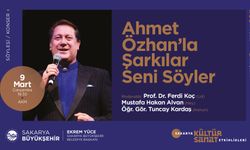 Ahmet Özhan konseri 9 Mart’ta AKM’de