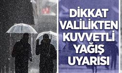 Valilikten Uyarı! Sağanak Yağış Geliyor