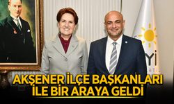 Akşener ilçe başkanları ile bir araya geldi