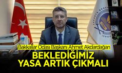 Beklediğimiz Yasa Artık Çıkmalı