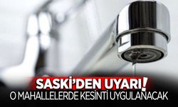 O Mahallelerde Gece 21'den Sabah 9'a Kadar Sular Olmayacak